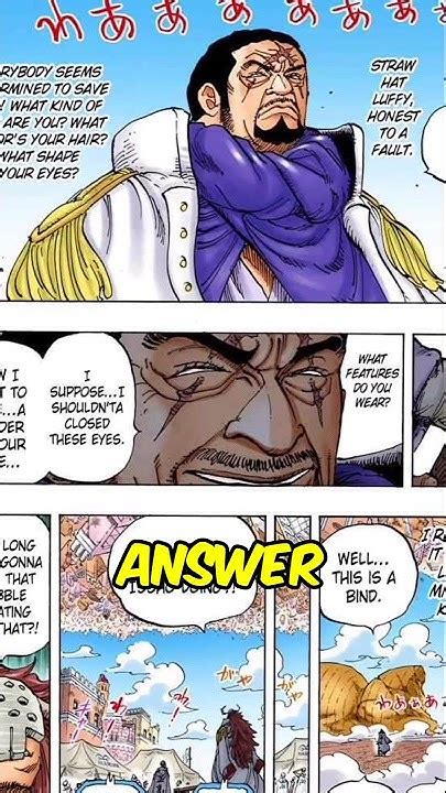 Fujitora wants to see Luffy's Face .